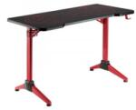 LogiLink Gaming Desk 120x60 cm geo-méhsejt minta, RGB világítás (EO0043) (EO0043) - aqua