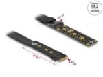 Delock Riser kártya M. 2 Key M Extension NVMe 20 cm hosszú kábellel (64136)