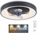 JUST LIGHT Plafonieră LED cu ventilator JUST LIGHT. 14644-18 VENIKA LED/36W/230V 2700-5000K + telecomandă (W4585)