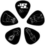 D'Addario Joe Satriani Guitar Picks White Heavy