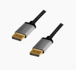 LogiLink DisplayPort kábel DP/M-DP/M 4K/60 Hz 2m alu (CDA0101)