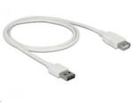 Delock 85199 EASY-USB 2.0 A > USB 2.0 A hosszabbító kábel, fehér, 1 m