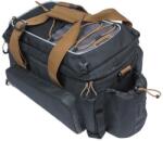 Basil csomagtartó táska Miles Trunkbag XL Pro, Universal Bridge System, fekete szürke - bringaboard