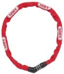 ABUS láncos lakat számzárral Steel-O-Chain 4804C/75, piros - bringaboard