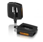 XLC Pedál city, komfort, fekete, csúszásgátló műa. boron teng. , golyós PD-C13