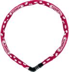 ABUS láncos lakat jelkóddal Steel-O-Chain Symbols 4804C/75, piros - bringaboard