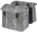 Basil dupla táska Elegance Double Bag, szürke - bringaboard