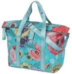 Basil egyoldalas táska Bloom Field Bicycle Handbag 3in1 KF-Hook ON-MIK ready, sky kék - bringaboard