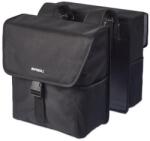 Basil dupla táska Go Double Bag, Universal Bridge System, solid fekete