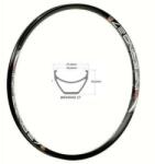 SUNringlé Abroncs INFERNO 27 29" 32h lyukas fekete