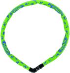 ABUS láncos lakat jelkóddal Steel-O-Chain Symbols 4804C/75, lime - bringaboard