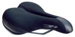 BBB Cycling nyereg BSD-13 MultiDensity, női, szintetikus bőr bevonat, anatómiai nyílással, 170mm széles, 250mm hosszú, fekete