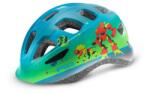 R2 Bukósisak gyerek BUNNY ATH28D/XS inmold. fényes kék/zöld/piros (48-52cm) - bringaboard