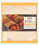 TESCO elősütött tortilla lapok búzalisztből 4 x 62, 5 g (250 g)