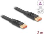 Delock 81006 DisplayPort - DisplayPort 1.4 8K 60Hz Lapos kábel 2m - Fekete (81006)