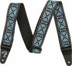 Fender Pasadena Woven Strap Blue Snowflake Curea de chitară