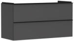 Hansgrohe Xelu Q Mosdószekrény mosdóhoz 1180/475 két fiókkal, matt fekete fogantyú/matt szürke gyémánt 54036670 (54036670)