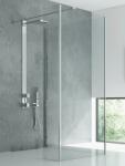NEW TRENDY New Modus zuhanykabin fal walk-in 110 cm króm fényes/átlátszó üveg EXK-5485 (EXK5485)