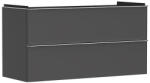 Hansgrohe Xelu Q Mosdószekrény mosdóhoz 1180/475 két fiókkal, króm fogantyú/matt szürke gyémánt 54036000 (54036000)