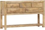 vidaXL tömör mangófa tálalószekrény 120 x 30 x 75 cm (247479)