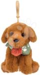 Histoire d'Ours Plüss kutyus kulcstartó Welcome Home SPA Collection Histoire d’ Ours barna 13 cm 0 hó-tól (HO3307)