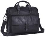 Chesterfield STEVE antracit színű két fogós, egy részes, laptoptartós aktatáska C40-1020-38