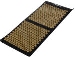 Trizand Akupresszúrás szőnyeg, fekete/arany 115x40x2 cm, táskával