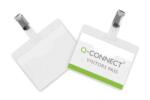 Q-CONNECT Címke klipsszel nyitott Q-CONNECT 90x60mm 25 db
