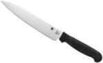 Spyderco KITCHEN CLASSICS CUCINA (Utility) CM. 16, 5 PLAIN BLACK K04PBK Konyhakés (PR-C200K04PBK)