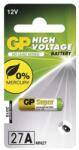 GP Batteries GP High Voltage alkáli 27A (A27, MN27, A90) elem 1db/bliszter (B13011)