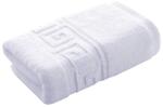 Ralex Pucioasa Prosop baie de maini 30x50 cm Bumbac 100% Greek Border 550 grame/mp, Alb Prosop