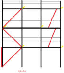 MJ Gerüst Homlokzati állvány szett 75, 6 m2 fém pallóval (8, 4 m x 9 m) (allvanyszett75fem)