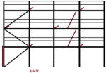 MJ Gerüst Homlokzati állvány szett 100, 8 m2 fém pallóval (8, 4 m x 12 m) (allvanyszett100fem)