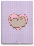 PUSHEEN cicás füzetbox A/4, Moments, lila (ERK-CSG0137) - mesescuccok