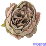 Peónia selyemvirág fej D5.5cm - Zöld