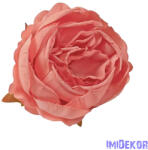  Peónia selyemvirág fej D5.5cm - Sötét rózsaszín