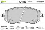 VALEO set placute frana, frana disc VALEO ESSENTIAL 301853 (301853)