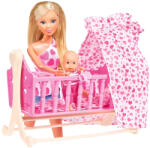 Hubners Set Papusa Steffi Love, cu bebelus si accesorii, fetite 3 ani+ Papusa