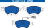 ATE set placute frana, frana disc ATE 13.0460-7369.2 (13.0460-7369.2) - automobilus