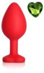 Mokko Toys Dop Anal Brighty Medium Silicon Rosu/Verde Mokko Toys