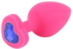 Mokko Toys Dop Anal Brighty, Medium, Silicon, Roz/Albastru, Mokko Toys