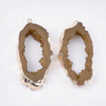  Druzy Műgyanta Ásvány Geóda Medál 51x23x6mm