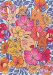 Hachette - Puzzle Amour Floral - 1 000 piese Puzzle