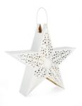 Bizzotto Felinar metal alb Steluta 41x14x39 cm (0971565)