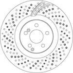 TRW Disc frana TRW DF6862S - centralcar