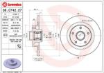 BREMBO Disc frana BREMBO 08. C742.27 - piesa-auto