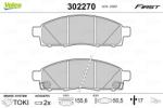 VALEO set placute frana, frana disc VALEO ESSENTIAL 302270 (302270)