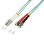 LogiLink Fiber duplex patch kábel OM3 50/125 LC-ST 2m aqua (FP3LT02)