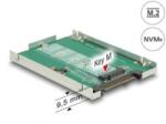 Delock 2.5' átalakító U. 2 SFF-8639 > M. 2 NVMe M aljzat (62710)