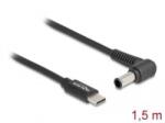 Delock Laptop töltőkábel USB Type-C apa - Sony 6, 0 x 4, 3 mm apa (87981) (87981) - aqua